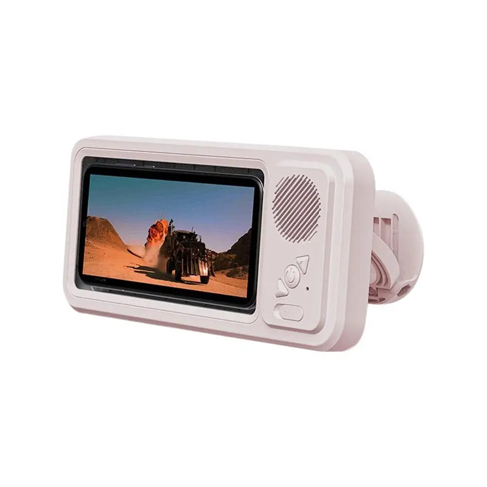 防水スマホホルダー お風呂 Bluetoothスピーカー付き IPX68 シャワー用スマホスタンド 防曇 ハンズフリー通話 音楽再生 全機種対応