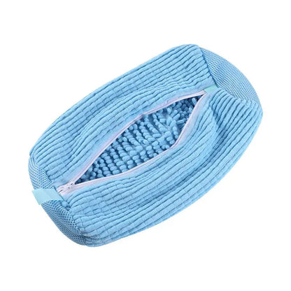 🧺 靴用洗濯ネット｜クッション付きシューズ洗濯バッグ（ファスナー式）