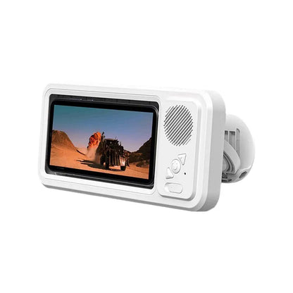 防水スマホホルダー お風呂 Bluetoothスピーカー付き IPX68 シャワー用スマホスタンド 防曇 ハンズフリー通話 音楽再生 全機種対応