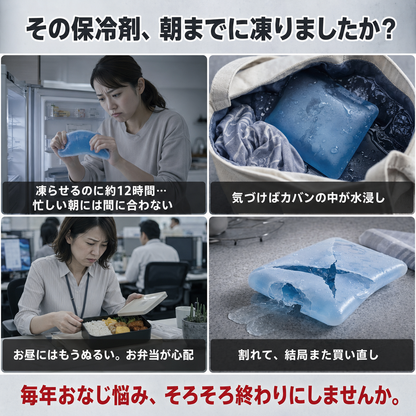 【新規限定・送料無料】瞬冷プレート Pro｜SUS304ステンレス保冷プレート 長時間ひんやり・液漏れゼロ・繰り返し使える｜お弁当／クーラーボックス／キャンプ・アウトドアの暑さ対策に